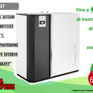 Caldaia a pellet Klover Ecompact 290 27.4 kW Idrotermica Campese